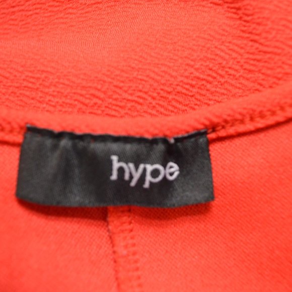 Red Peplum Blouse - Picture 4 of 4